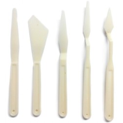 Set de 5 espátulas de plástico. Cadence | L'aura Bella