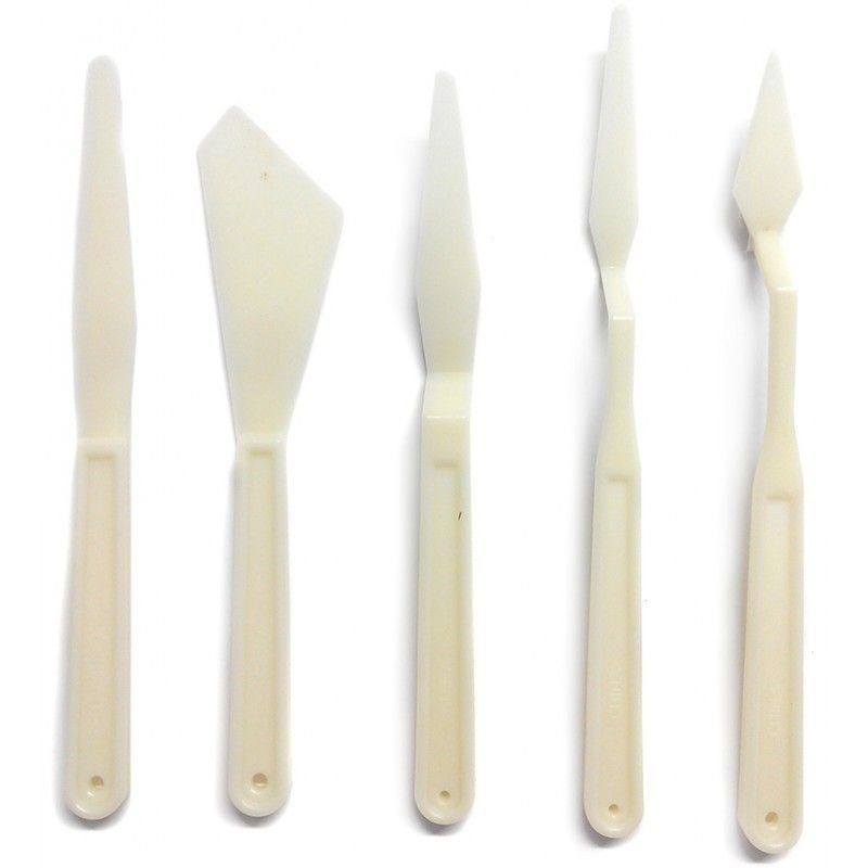 Set de 5 espátulas de plástico. Cadence | L'aura Bella