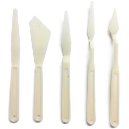 Set de 5 espátulas de plástico. Cadence | L'aura Bella