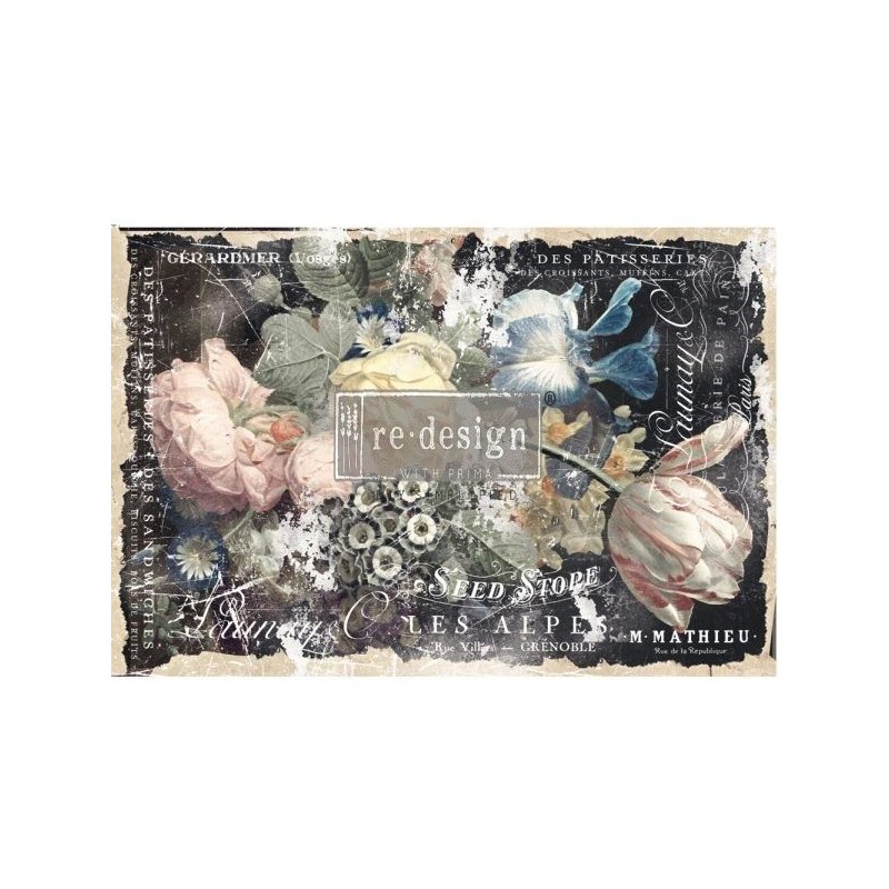 Bridgette. Decoupage Decor Tissue Paper Redesign | L'aura Bella