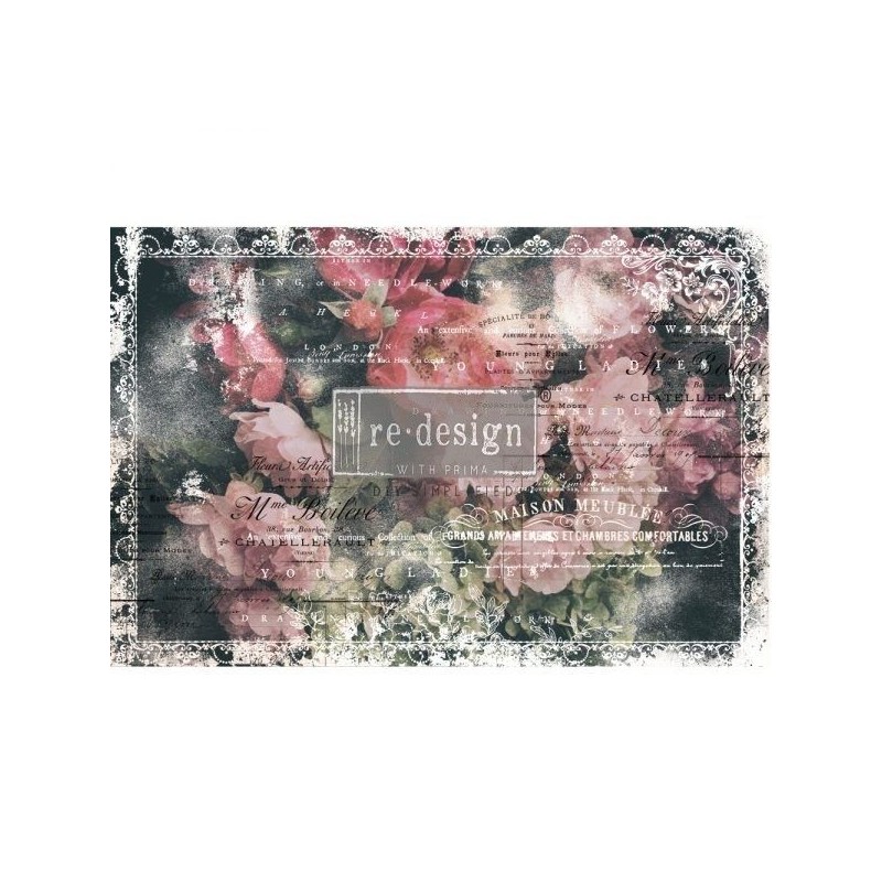 Celeste. Decoupage Decor Tissue Paper Redesign | L'aura Bella