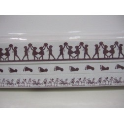 3 sellos de caucho sobre base de foam. Niños. 30cm | L'aura Bella