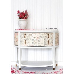 Floral Parchment. Decoupage Decor Tissue Paper Redesign | L'aura Bella