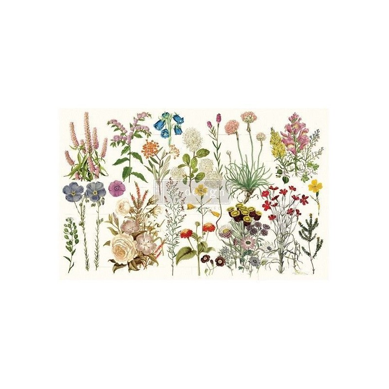 Wild Herbs. Decoupage Decor Tissue Paper Redesign | L'aura Bella