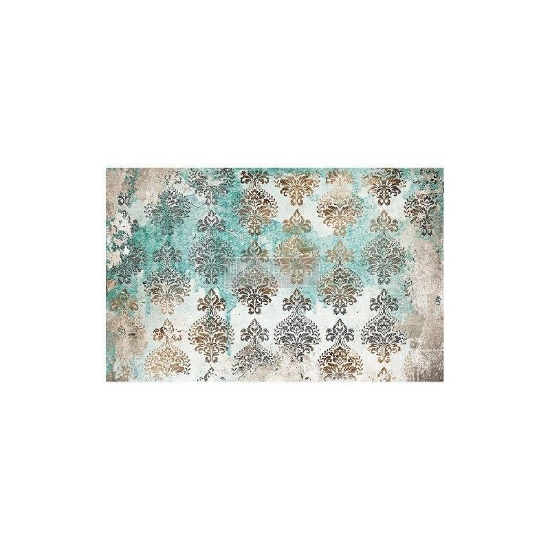 Patina Flourish. Decoupage Decor Tissue Paper Redesign | L'aura Bella