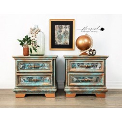 Patina Flourish. Decoupage Decor Tissue Paper Redesign | L'aura Bella