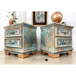 Patina Flourish. Decoupage Decor Tissue Paper Redesign | L'aura Bella