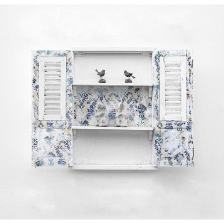 Cobalt Flourish. Decoupage Decor Tissue Paper Redesign. Prima Marketing