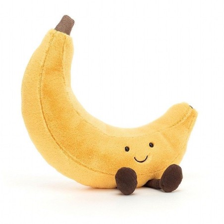 Amuseable Banana. Plátano sonriente, peluche Jellycat | L'aura Bella