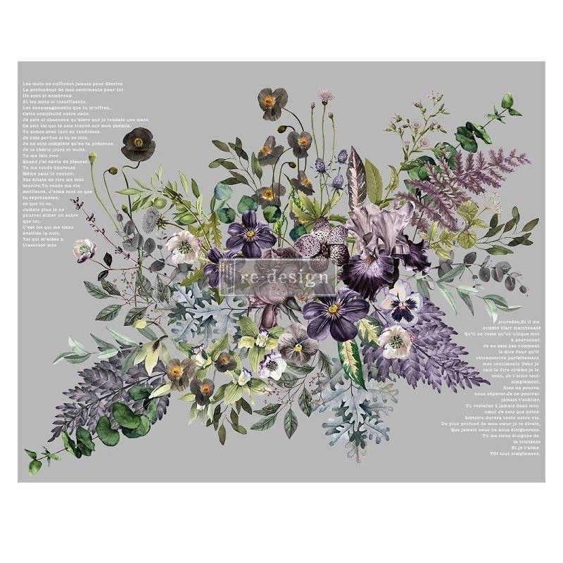 Vigorous Violet REDESIGN DECOR TRANSFERS® 650391 | L'aura Bella