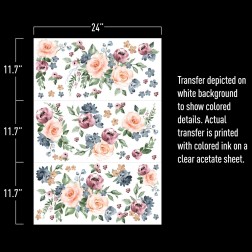 Watercolor Bloom REDESIGN DECOR TRANSFERS® 650322 | L'aura Bella