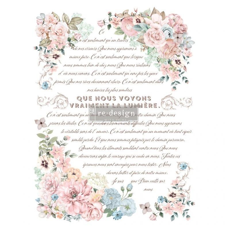 Pure Light Floral REDESIGN DECOR TRANSFERS® 649937 | L'aura Bella