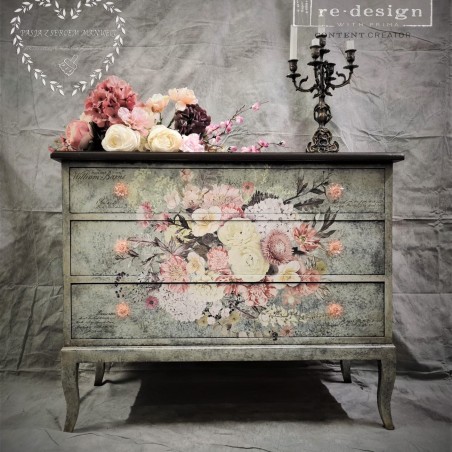 Life in Full Bloom. Transfer, calcomania REDESIGN DECOR TRANSFERS®