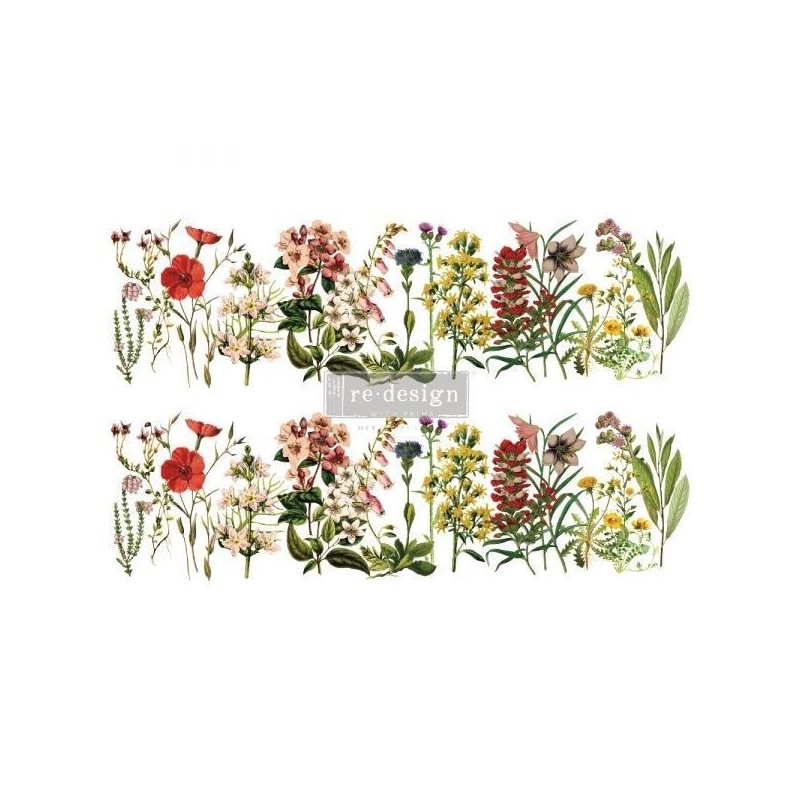 The Flower Fields REDESIGN DECOR TRANSFERS® 650308 | L'aura Bella