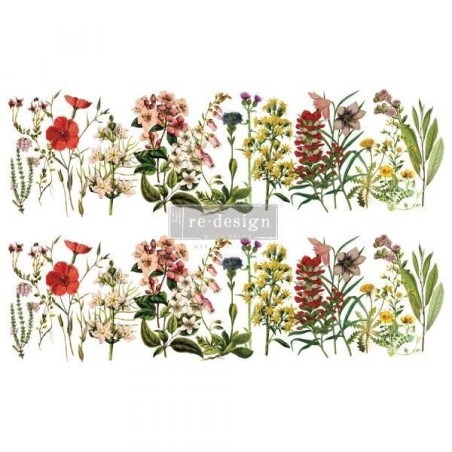The Flower Fields REDESIGN DECOR TRANSFERS® 650308 | L'aura Bella