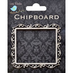 Deco frame. Chipboard. Little Birdie. Marco decorado