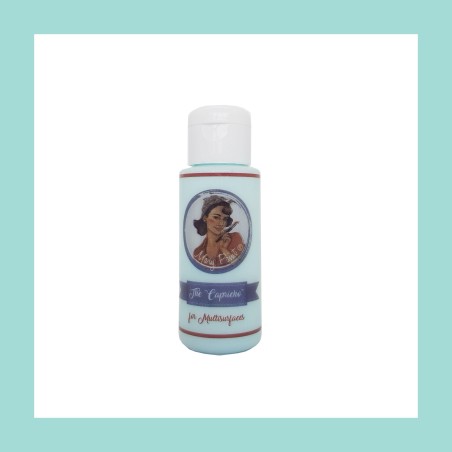 Esmalte acrílico Capricho Mary Paint. Verde Tiffany G011 | L'aura Bella