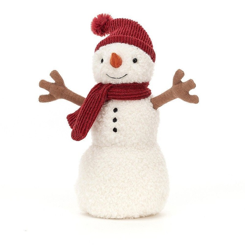 Teddy Snowman, muñeco de nieve, peluche Jellycat SWM4T | L'aura Bella
