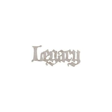 Legacy. Palabra decorativa de cartón