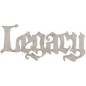Legacy. Palabra decorativa de cartón