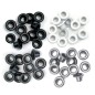 Eyelets standard. Ojales tonos grises. 60 pcs. WRMK