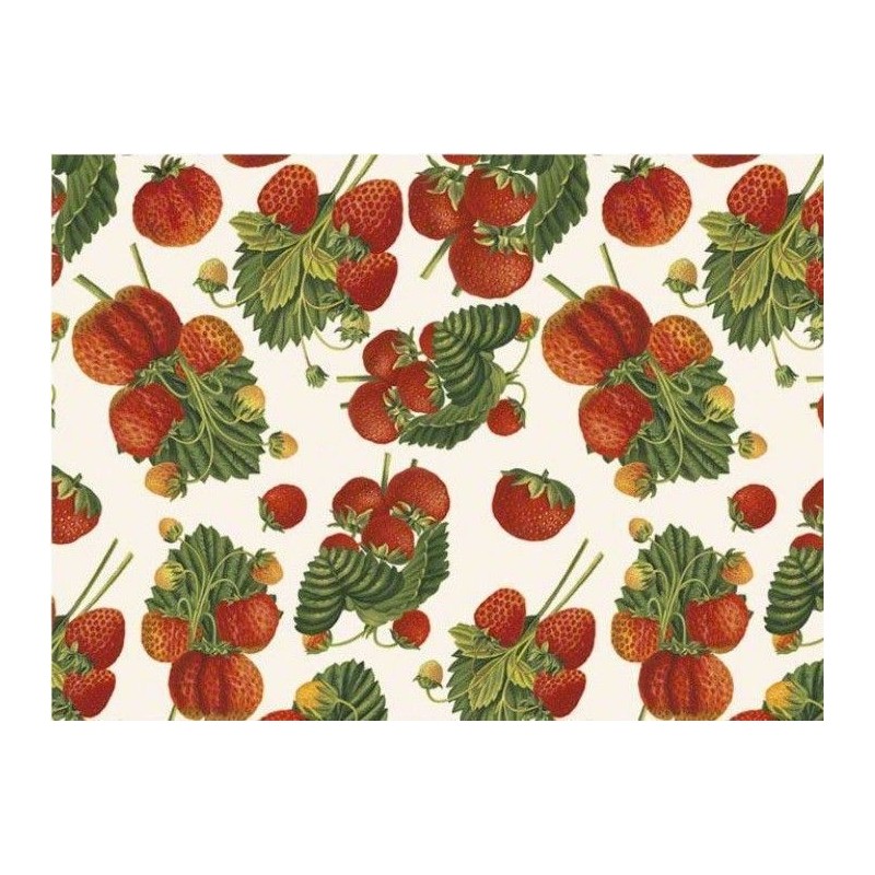 Tassotti Fragole. 70x100. Papel de Encuadernación | L'aura Bella