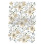 Goldenrod Florals. Transfer, calcomania REDESIGN DECOR TRANSFERS®