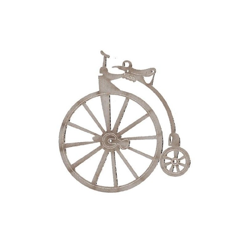 Fabscraps. Chipboard. Colección Heritage . DC38032. Bibicleta antigua