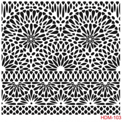 Mosaico árabe. Stencil Cadence 25 x 25 cm. HDM103 | L'aura Bella