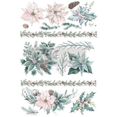 Evergreen Florals. REDESIGN DECOR TRANSFERS® 654566| L'aura Bella