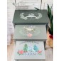 Holly Jolly Xmas. Transfer, calcomania REDESIGN DECOR TRANSFERS®