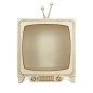 Televisión antigua de madera. Grande. Dayka-917G