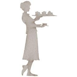 Fabscraps. Chipboard. Colección High Tea . DC41010. Camarera