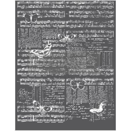 Music & Butterflies. REDESIGN DECOR TRANSFERS® 640811 | L'aura Bella