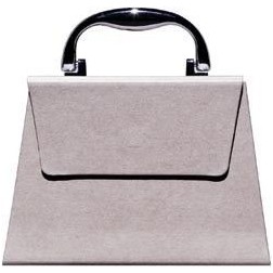 Fabscraps. Álbum. Chipboard. Colección High Tea . DC41011. Álbum con forma de bolso de mano