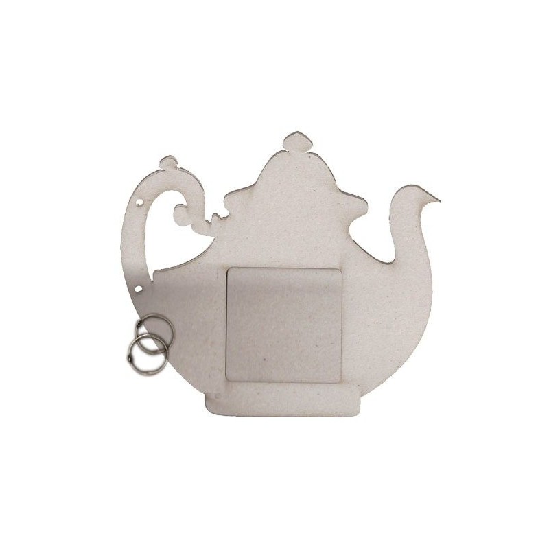 Fabscraps. Álbum. Chipboard. Colección High Tea . DC41013. Álbum con forma de tetera