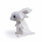 Baby Dragon Blanco. Lámpara de papel 3D. Kit DIY. Papercraft World