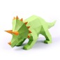 Triceratops. Lámpara de papel 3D. Kit DIY. Papercraft World