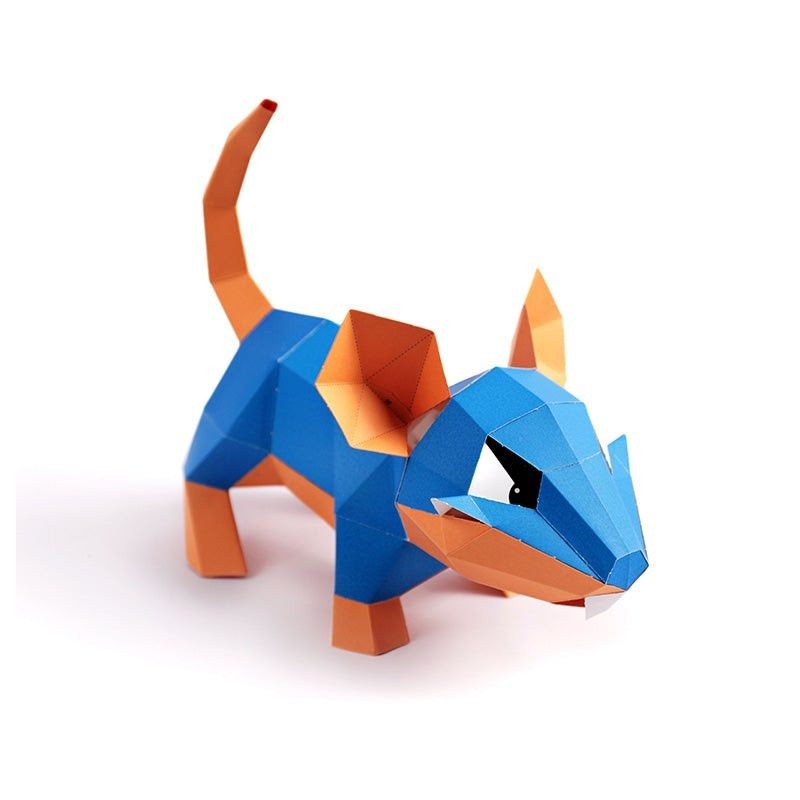 Ratón. Lámpara de papel 3D. Kit DIY. Papercraft World | L'aura Bella