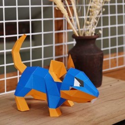Ratón. Lámpara de papel 3D. Kit DIY. Papercraft World | L'aura Bella