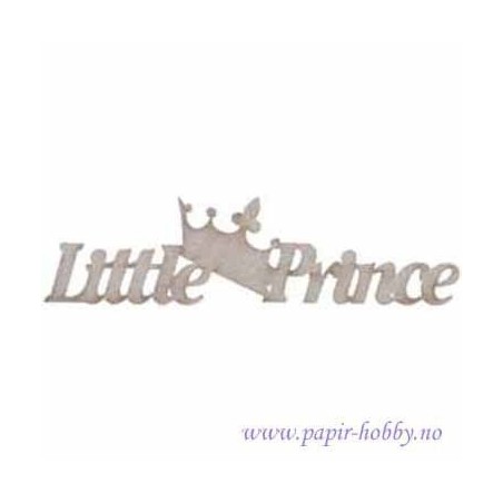 Little Prince. Frase decorativa de cartón