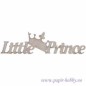 Little Prince. Frase decorativa de cartón