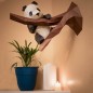 Panda en rama de árbol. Panda and Branch. Wall Art 3D de papel. Kit DIY. Papercraft World
