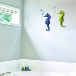 Caballitos de mar. Wall Art 3D Kit DIY Papercraft World | L'aura Bella