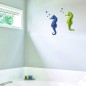 Caballitos de mar. Seahorses Wall Art 3D de papel. Kit DIY. Papercraft World