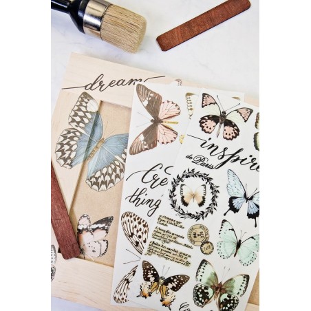 Papillon Collection. Transfer, calcomania REDESIGN DECOR TRANSFERS®