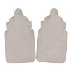 Fabscraps. Chipboard. Colección Vintage Baby . DC43023. Biberón (x2)