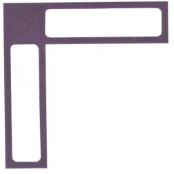 Escuadra para encuadernación 8x8 cm. | L'aura Bella