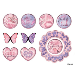 Pegatinas sugar and spice con acabado epoxy | L'aura Bella