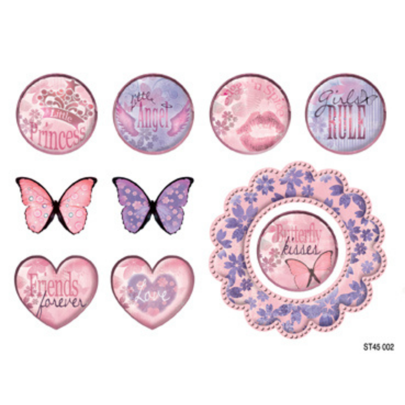 Pegatinas sugar and spice con acabado epoxy | L'aura Bella